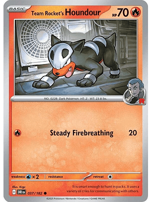 Team Rocket's Houndour #037