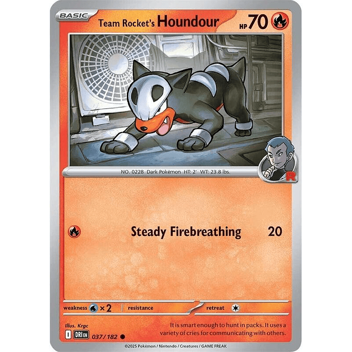 Team Rocket's Houndour #037 1