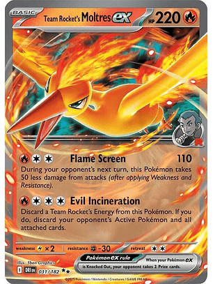 Team Rocket's Moltres ex #031