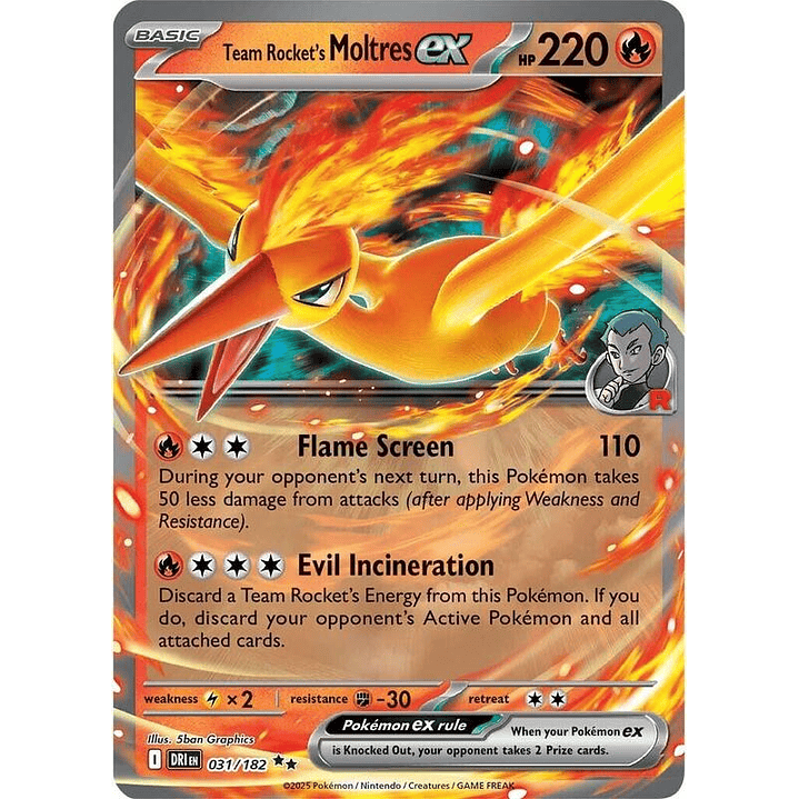 Team Rocket's Moltres ex #031 1