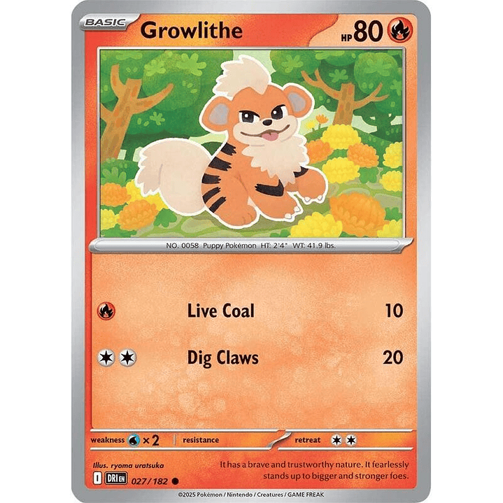 Growlithe #027 1