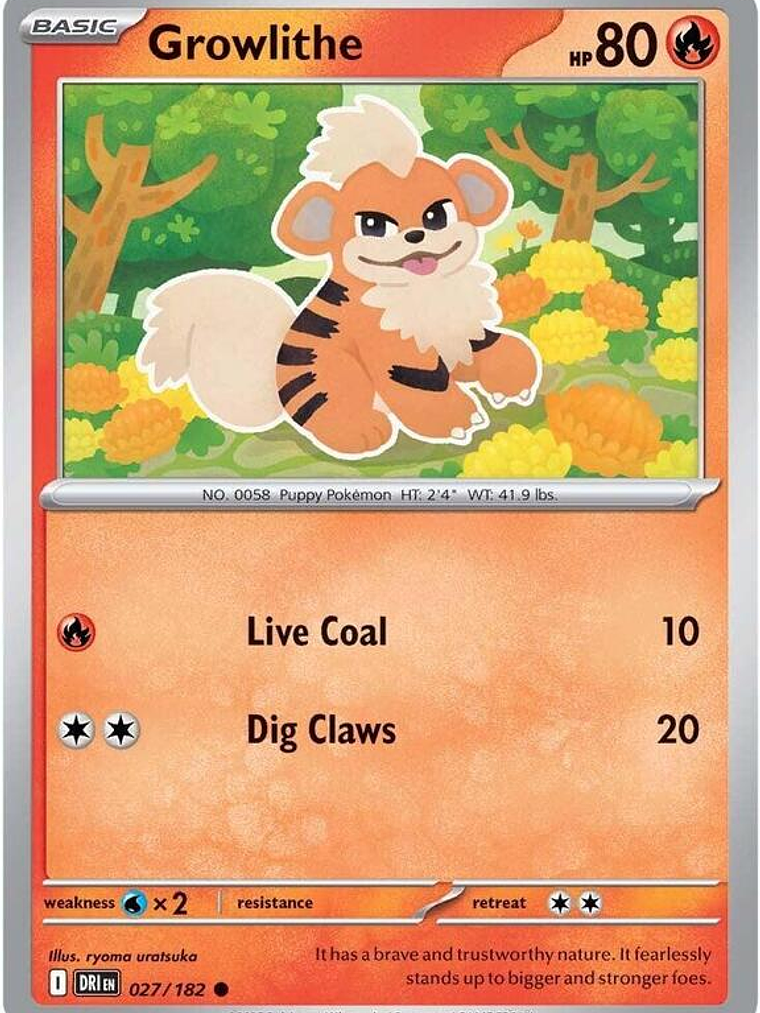 Growlithe #027 1