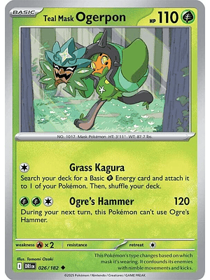 Teal Mask Ogerpon #026