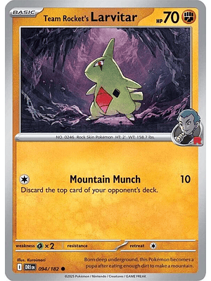 Team Rocket's Larvitar #094