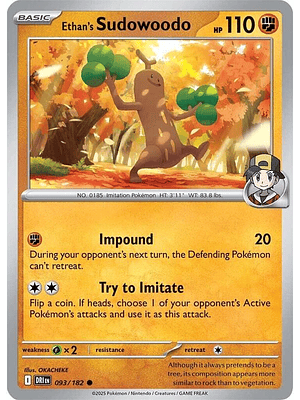 Ethan's Sudowoodo #093