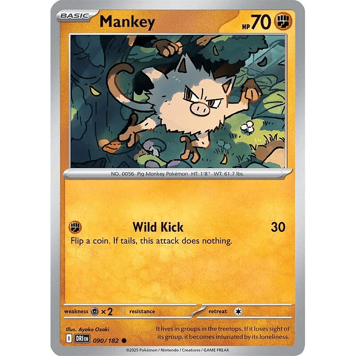 Mankey #090 1