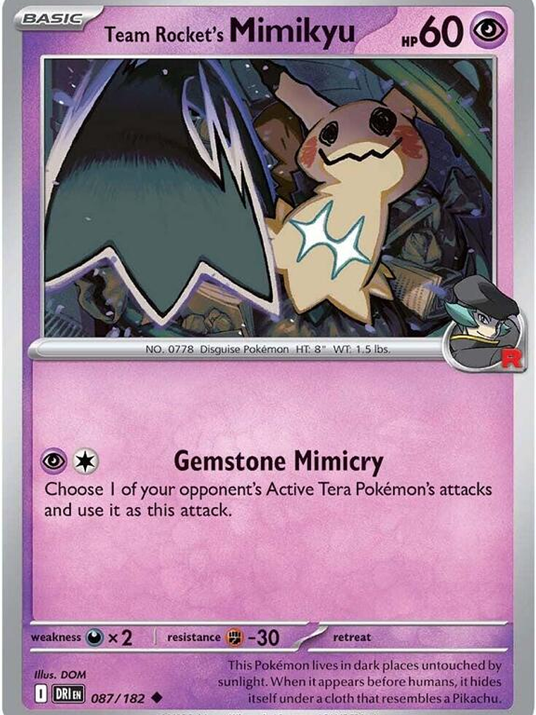 Team Rocket's Mimikyu #087 1