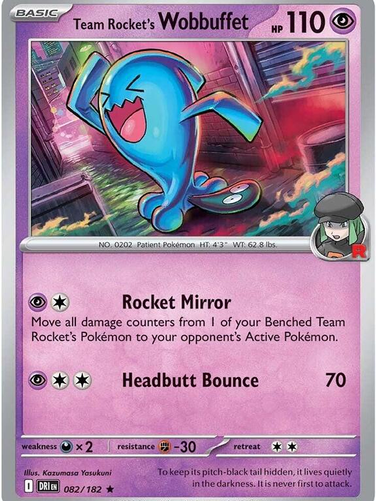 Team Rocket's Wobbuffet #082 1