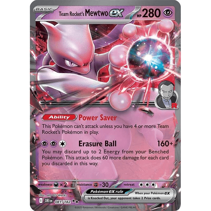 Team Rocket's Mewtwo ex #081 1
