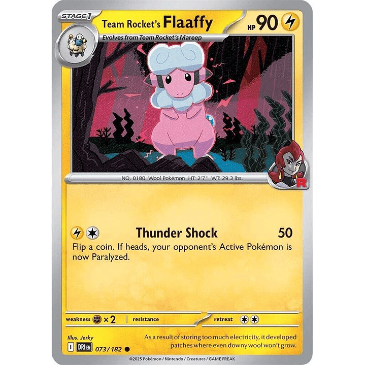 Team Rocket's Flaaffy #073 1