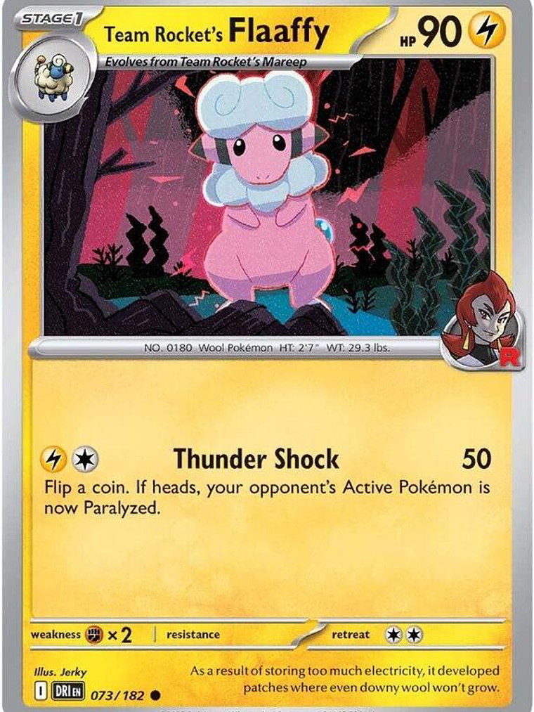 Team Rocket's Flaaffy #073 1