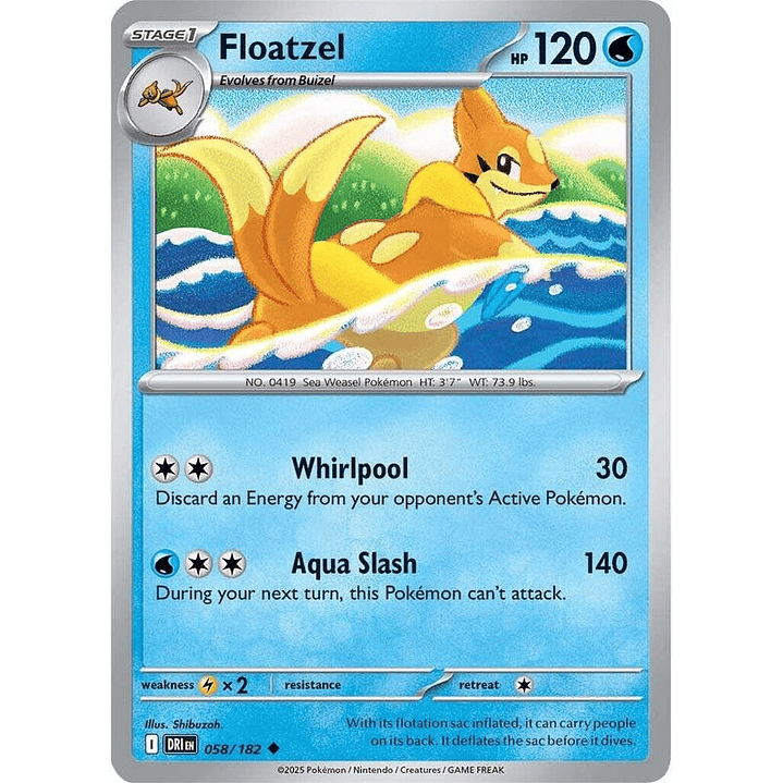 Floatzel #058 1