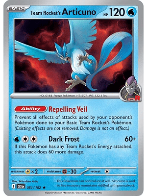 Team Rocket's Articuno #051
