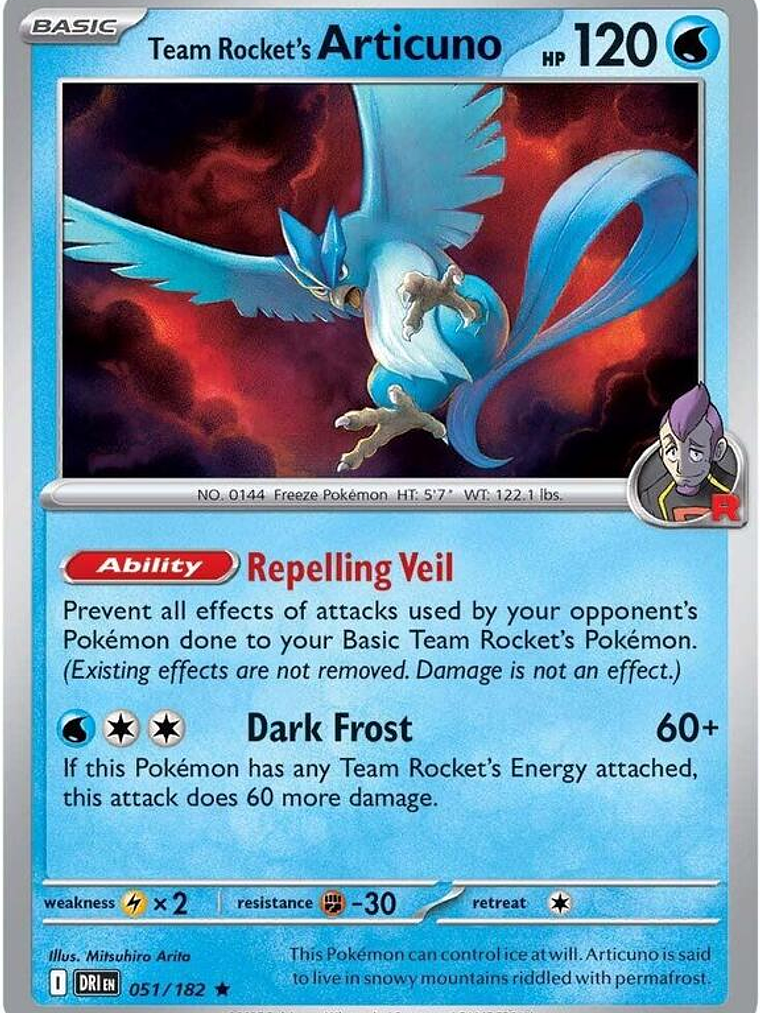 Team Rocket's Articuno #051 1