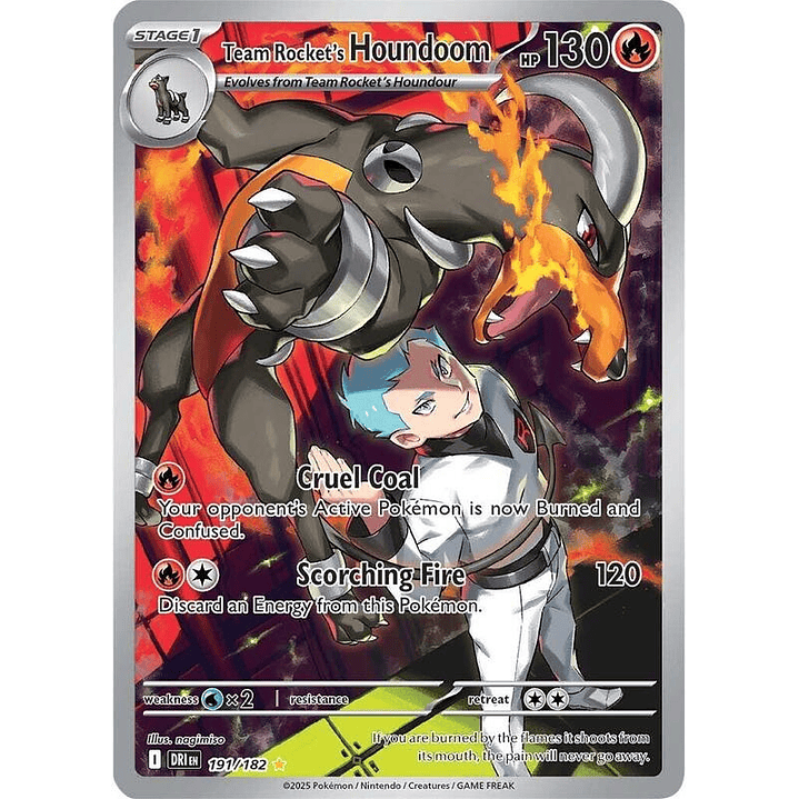 Team Rocket's Houndoom #191 1