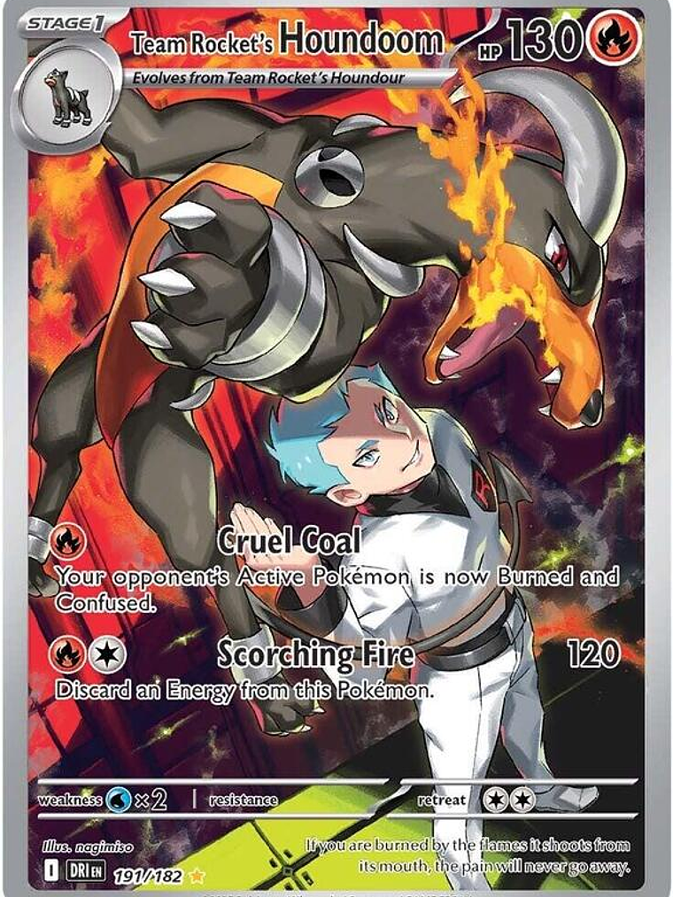 Team Rocket's Houndoom #191 1