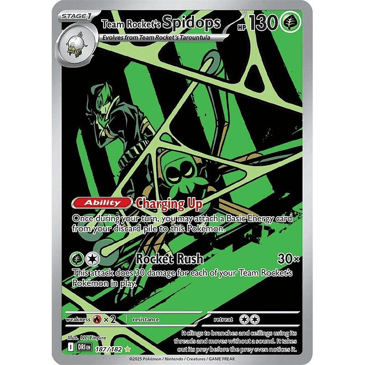 Team Rocket's Spidops #187 1