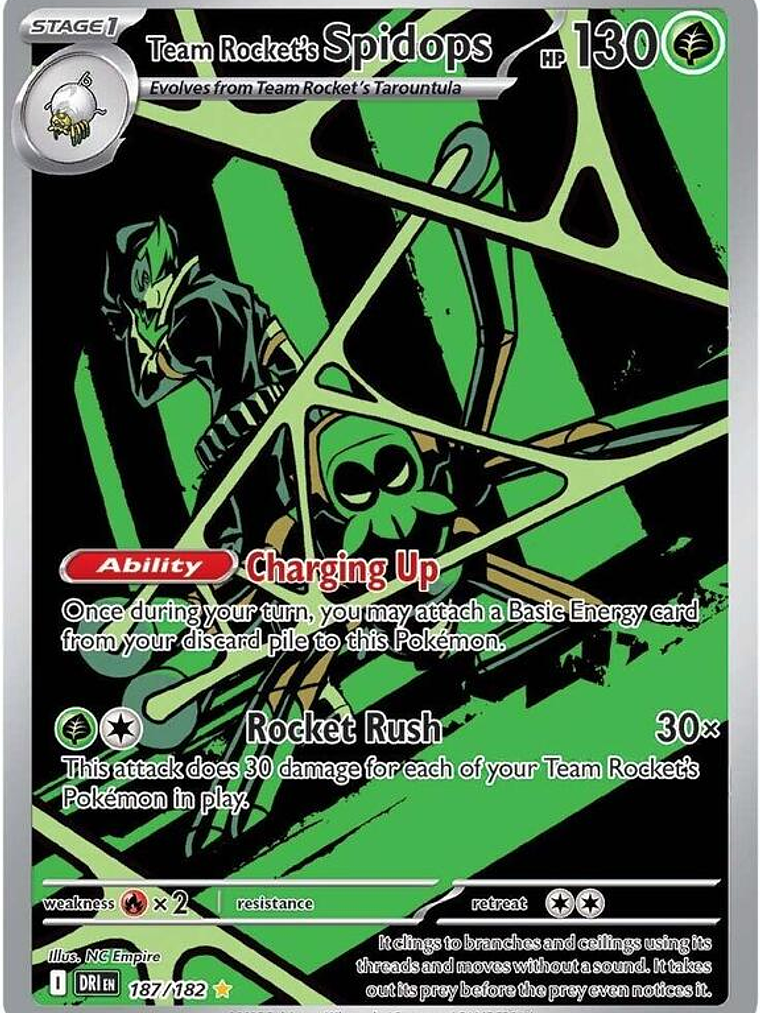 Team Rocket's Spidops #187 1