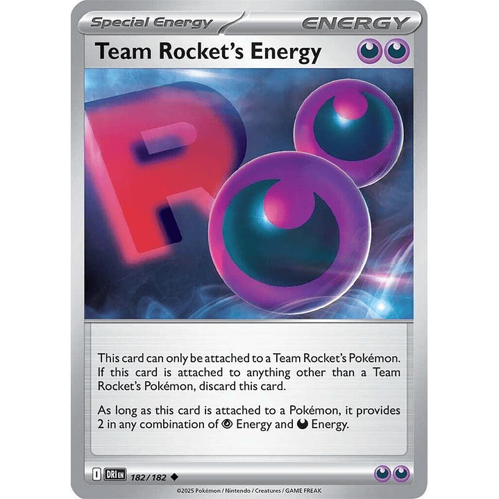 Team Rocket's Energy #182 1