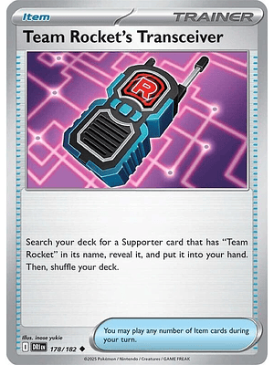 Team Rocket's Transceiver #178