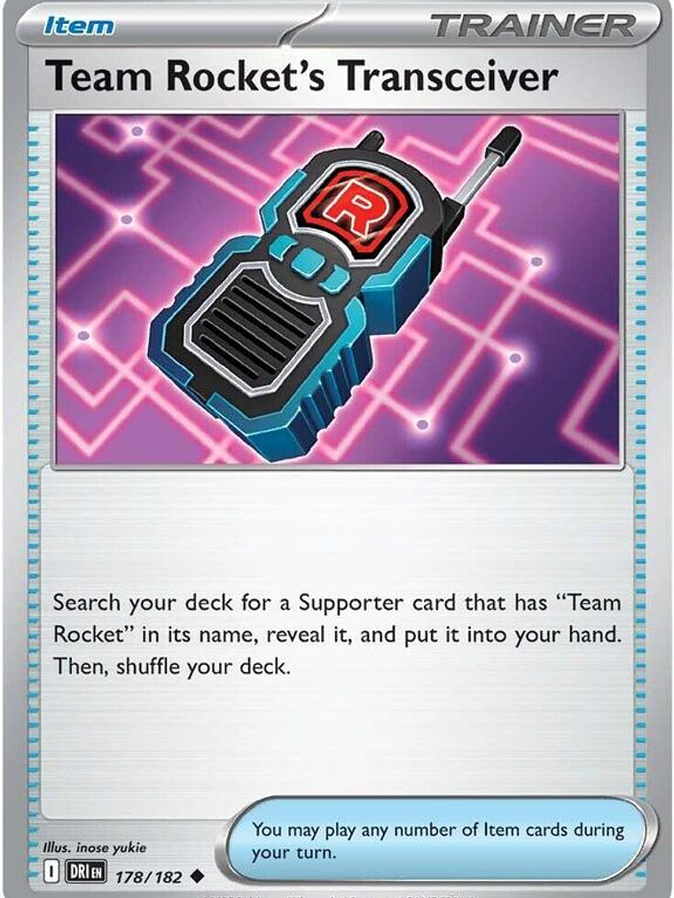 Team Rocket's Transceiver #178 1