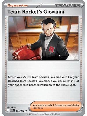 Team Rocket's Giovanni #174