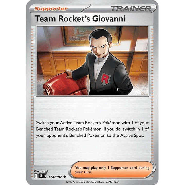 Team Rocket's Giovanni #174 1