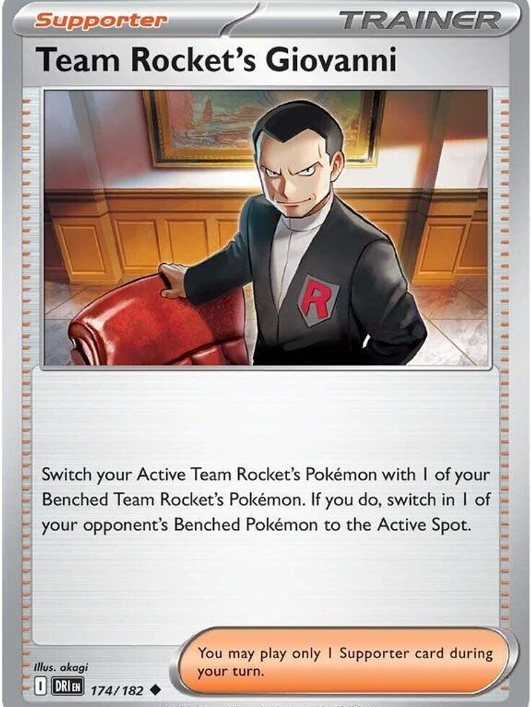 Team Rocket's Giovanni #174 1