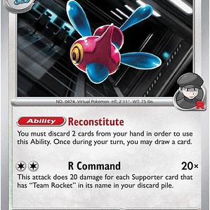 Team Rocket's Porygon-Z #155