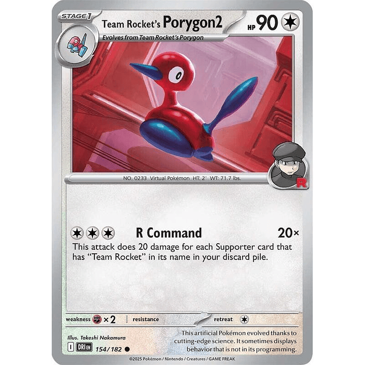 Team Rocket's Porygon2 #154 1