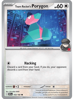 Team Rocket's Porygon #153