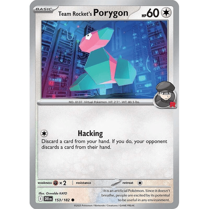 Team Rocket's Porygon #153 1