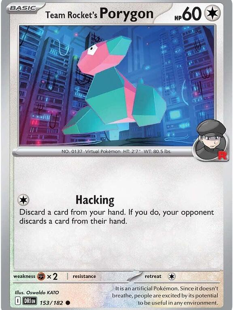 Team Rocket's Porygon #153 1