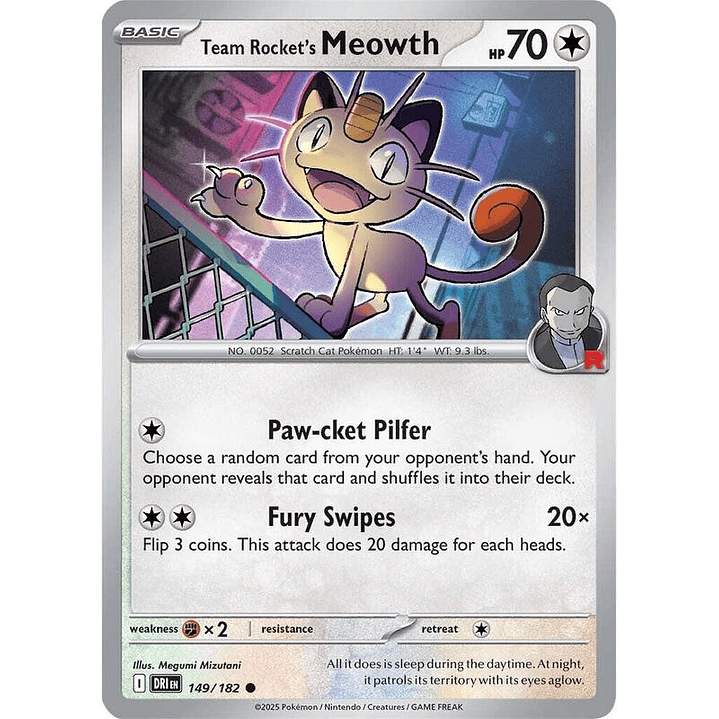 Team Rocket's Meowth #149 1