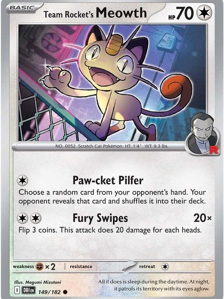 Team Rocket's Meowth #149 1