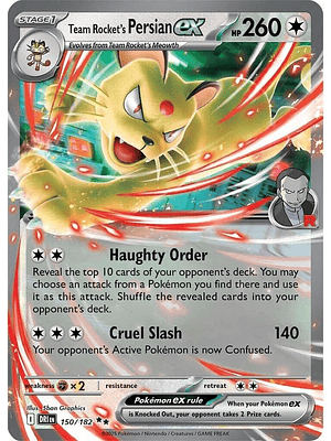 Team Rocket's Persian ex #150