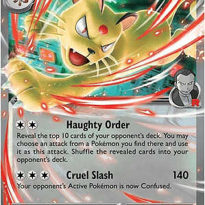 Team Rocket's Persian ex #150