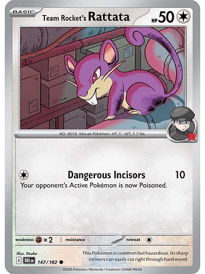 Team Rocket's Rattata #147