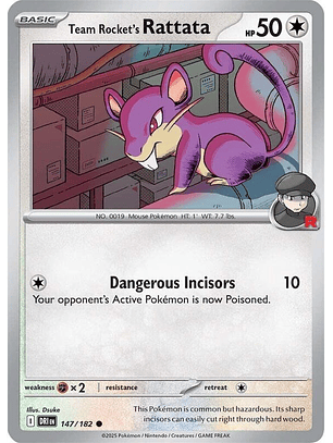 Team Rocket's Rattata #147