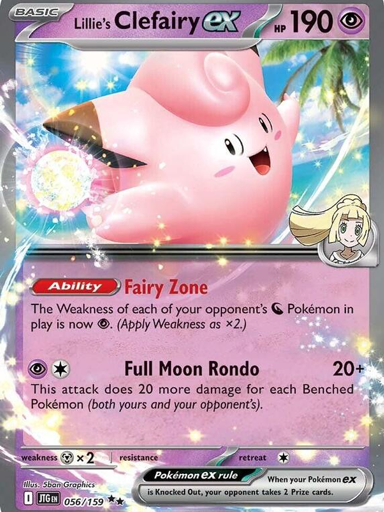 Lillie's Clefairy ex #056 1