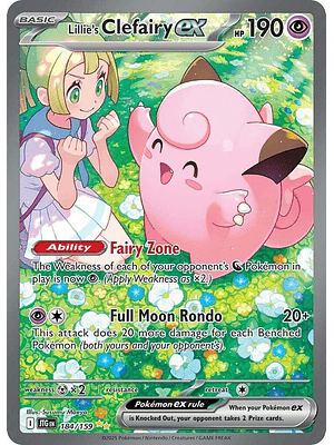 Lillie's Clefairy ex #184