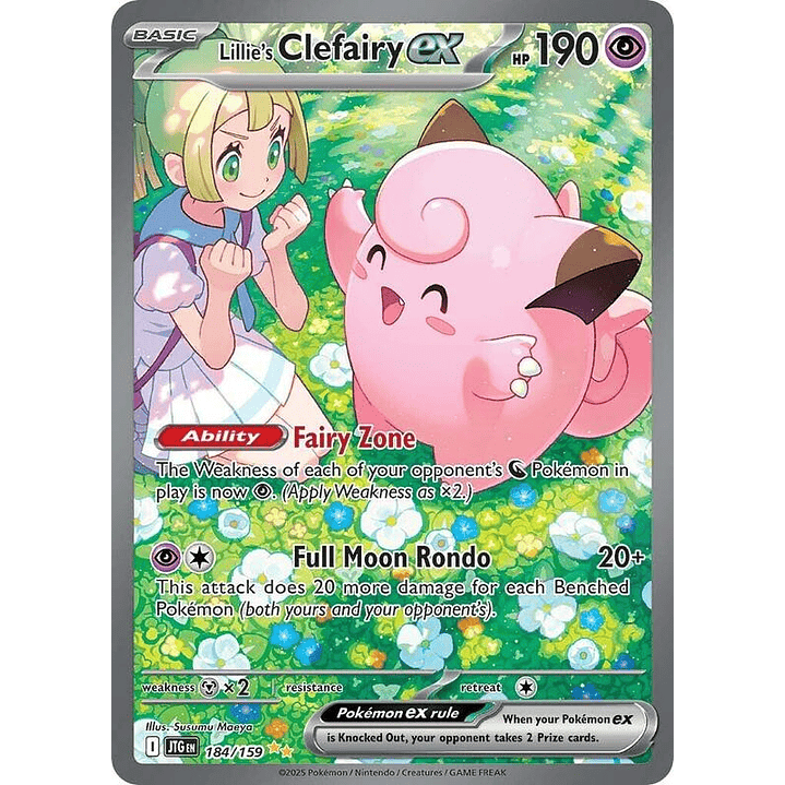 Lillie's Clefairy ex #184 1