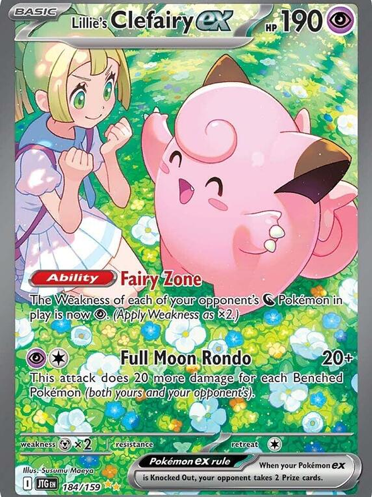 Lillie's Clefairy ex #184 1