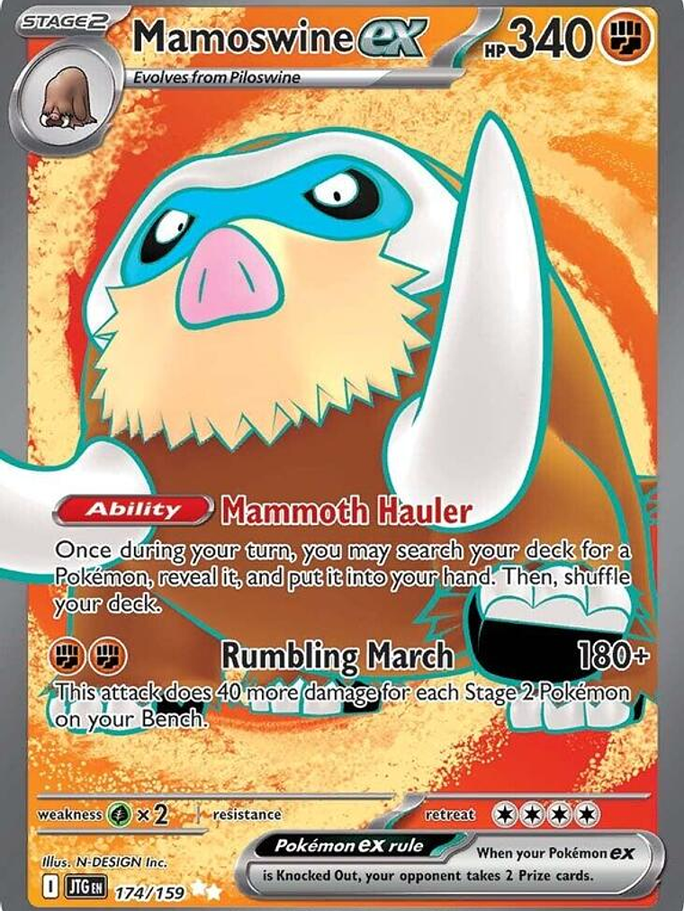 Mamoswine ex #174 1