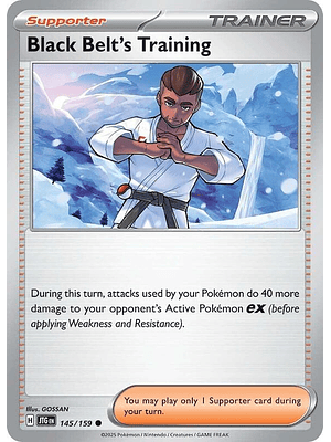 Black Belt's Training #145