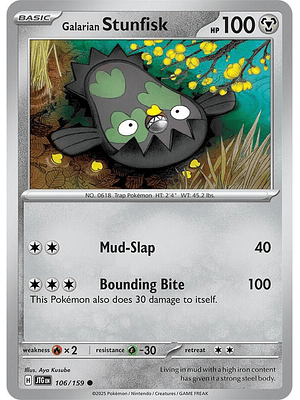 Galarian Stunfisk #106