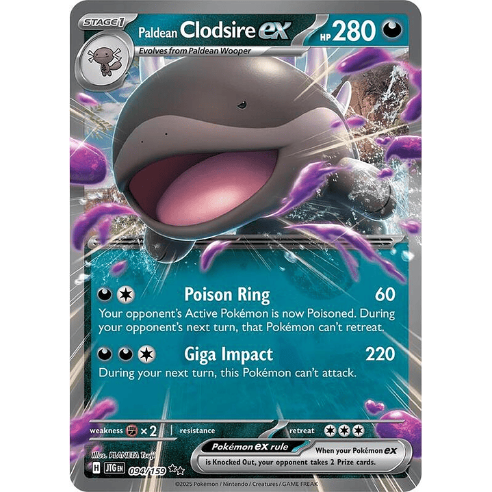 Paldean Clodsire ex #094 1