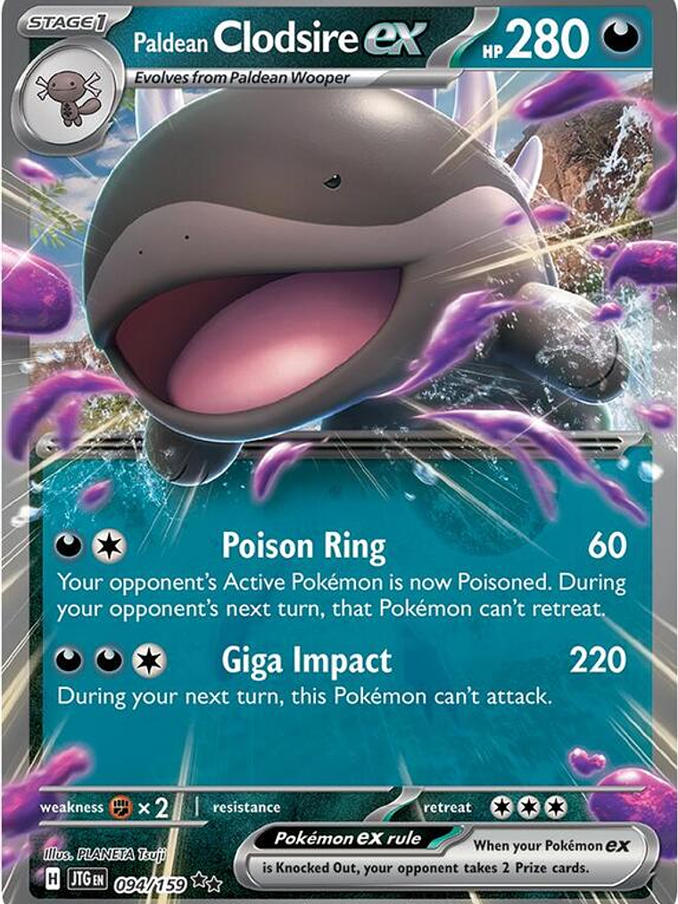 Paldean Clodsire ex #094 1