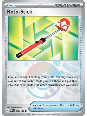 Roto-Stick (Poke Ball Pattern) #127