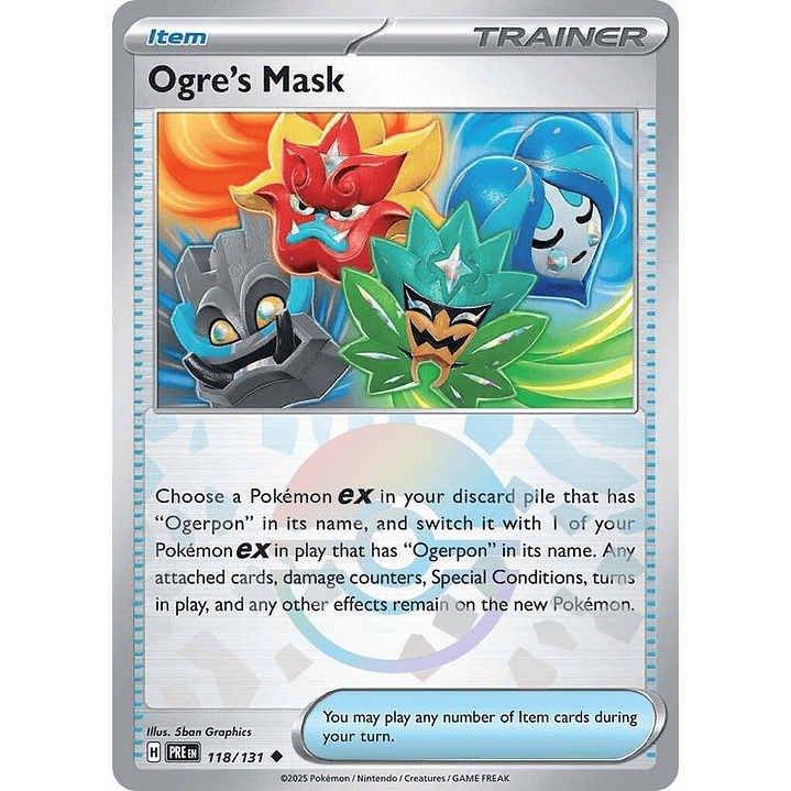 Ogre's Mask (Poke Ball Pattern) #118 1